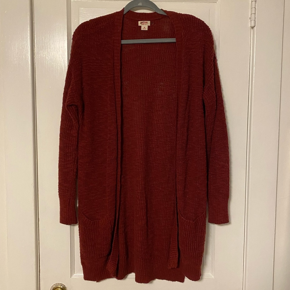 Mossimo Supply Co. Red sweater cardigan